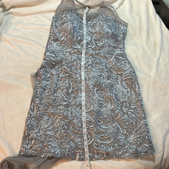 Ignite Evenings by Carol Lin dress with shawl - Picture 12 of 14